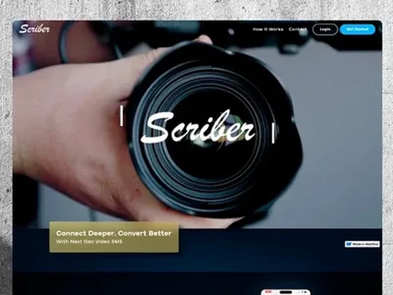 Scriber web design