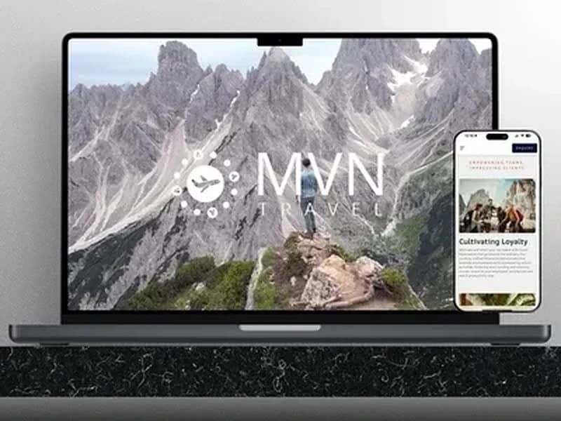MVN Travel web design